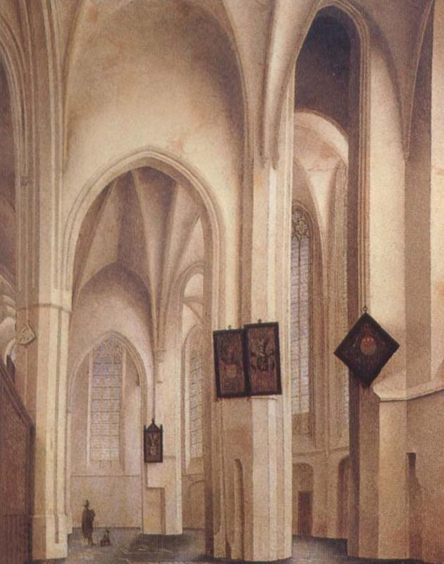 Pieter Jansz Saenredam Church Interior in Utrecht